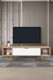 Hanah Home Mesir 3628 Soporte para TV Roble Zafiro y Blanco
